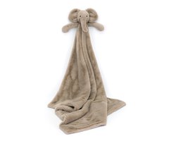 Jellycat knuffeldoekje olifant Smudge - zachte babydeken.