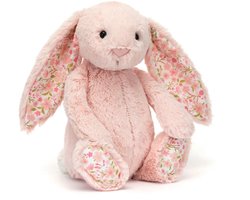 Jellycat Knuffels - Bashful Blossom Bunny Cherry - Konijn - Roze - Knuffel - 31 cm - Voor alle leeftijden