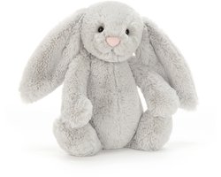 Jellycat Knuffels - Bashful Silver Bunny - Konijn - Grijs - Knuffel - 31 cm - Voor alle leeftijden