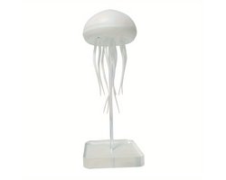 Jellyfish Lamp RGB – USB Oplaadbare Nachtlamp – Kleurveranderende Sfeerlamp met Bewegende Tentakels – Stil & Rustgevend – Voor Slaapkamer of Woonkamer