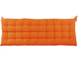 JEMIDI rechthoekig kussen voor tuinbank - 120 x 40 cm - Tuinkussen van katoen & polyester