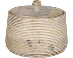 JENS Living Mango Opbergpot XL - Ø22 x 20 cm - Taupe
