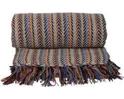 JENS Living Recycled Cotton Plaid Pip Multicolor