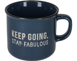 JENS Living Retro Mok Blauw