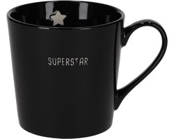 JENS Living - Shiny Mok - Zwart - SUPERSTAR - 370 ml