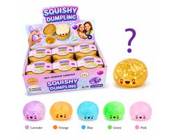 Jeppies® Squishy Dumpling – Stressbal Fidget Toy – Glitter Kleuren – Blind Box – 1 stuk - Kans op Golden Secret