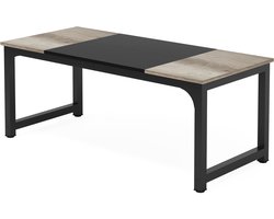 JerMore® - Tafel - Stijlvol en functioneel laptopbureau - Houten computertafel - licht hout - 178 x 79 x 74 cm