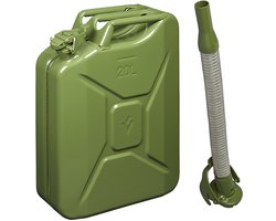 Jerrycan 20 liter -flexibele schenktuit 20 mm - perfect voor opslag van brandstof