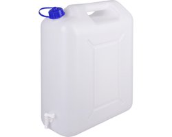 Jerrycan 20 liter voor water - met kraan - BPA vrij