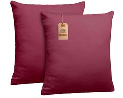 Jersey kussensloop 2-pack voor zijslapers - Diverse maten en kleuren - OEKO-TEX