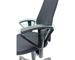 Jetchair - Armleuning Armpad geschikt voor Kinnarps 6000 - Armleuningen - Geschikt voor bureaustoel Kinnarps 6000 met driehoek armleuning - Opdek - Nieuw - 1 Stuk