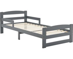 Jeugdbed / Kinderbed Arona - 90 x 200 cm - Grijs