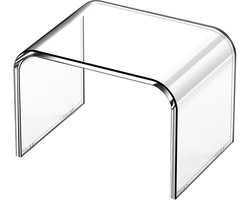 JGS ® Multifunctionele Transparante Acryl Opstapkruk voor Keuken, Badkamer en Huis tot 113 kg