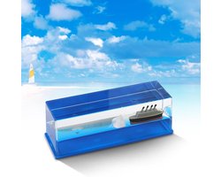 JGS Premium - Cruise Ship Fluid Drift Fles - Titanic model - Cruiseschip decoratie - Onzinkbaar bootje