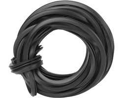 JGS Premium - Kas Afdichtstrip voor Glazen Broeikas - Rubberen Afdichting - 4m, 10m, 18m - Zwarte Kabel - Bescherming Tegen Weersinvloeden