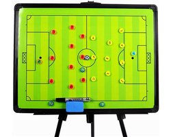 JGS Premium - Magnetisch Tactiekbord Voetbal Pro Coaching Board - Tactisch Markeerbord met Magneten en Wisser - Voetbal Trainingstool
