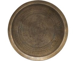 Jhansi blad antiek koper 29cm