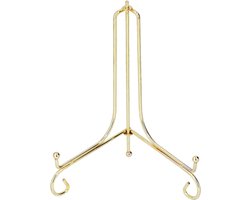 Jhubers Goods - Accessoire voor Wandklok - Klokstandaard - Fotoalbum Display - Metalen Beugel - Geschikt voor Ronde Plaat - Porseleinen Plaat - Thuiskantoor - Fotolijst Stand - Wandklok Accessoire - Ideale Foto Presentatie Stand - Ronde Plaat Houder