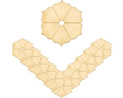 Jhubers Goods - Decoratieve Meubel Sluitringen - Meubelbeslag - Klassieke Stijl - 6 mm Gouden Gat - Messing Beugel - Metaal Bloem Accessoires - Geschikt voor Ladekasten - Gouden Bloem Knoppen - 6 Stuks