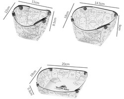 JHubers Goods - Draagbare kampeerserviesset - 4-delig - ultralicht - opvouwbaar - kom, waterbeker, dinerbord - koffiefilter - buitenservies - gemakkelijk mee te nemen