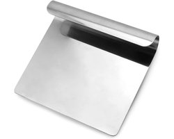 Jhubers Goods - Groenteschep - Keukenspatel - Keukengereedschap - Roestvrij staal - Compatibel met [Merk] - Rood - Keukengadget - 14 x 12 cm - Duurzaam.