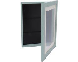 JHubers Goods - Kinderkunst Fotolijst met Elastische Band | Veranderlijk Magnetisch Ontwerp | Blauw