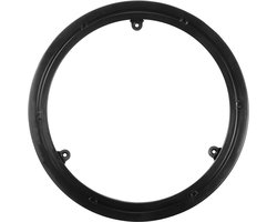 Jhubers Goods - Ovale Lazy Susan draaitafel - Stalen kogellagers - Tafeldecoratie - 30 cm - Zwarte draaitafel - Geschikt voor eettafels - Hoogwaardige materialen - Meubelaccessoire voor keuken.