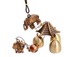 JHubers Goods - Windgong in Vintage Stijl met Metalen Bells voor Thuis en Tuin