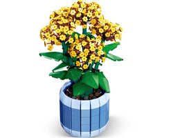 JieStar 92364 Schildzaad kunst bloemen bouwset | Botanical Flowers Collection modelbouw | Classic Creator STEM speelgoed bouwpakket voor volwassenen en kinderen | Educatief kunstbloemen plant decoratie geschikt voor Lego | bouwdoos met 842 bouwstenen