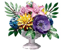 JieStar JJ9234 Royalboeket bloemen bouwset | Botanical Flowers Collection modelbouw | Classic Creator STEM speelgoed bouwpakket voor volwassenen en kinderen | Educatief kunstbloemen decoratie geschikt voor Lego | bouwdoos met 1081 bouwstenen