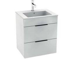 Jika Cube - Kast met wastafel, 54x42x62 cm, wit H4536121763001