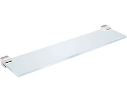 Jika Pure - Glazen planchet 40 cm, chroom H3853B10040001