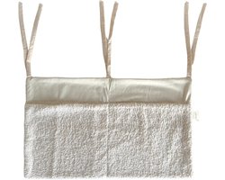 Jikkies ® - Boxzak - Box Organizer - Box Opbergzak - Teddy Stof - Beige - 28 X 48 CM