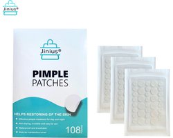 Jinius ® - Pimple Patches - Pimple Patch - Acne Patch - Puisten Verwijderaar - Puisten Pleister - Pimpel Patches - Acne Pleister - Acne Sticker - Puistjes Verwijderen - Zuivere Huid - 108 stuks