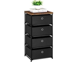 JMZR® Dressoir Kasten - Ladekast - Buffetkast Industrieel - Hout