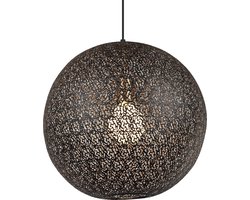 Joanne hanglamp zwart staal rond 50cm