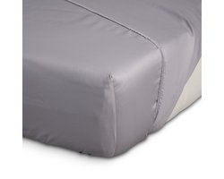 JOARZ Hoeslaken - Katoen-Satijn - Geschikt voor matrassen - Hoekhoogte tot 30 cm - 180x220 - Light Grey