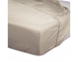 JOARZ Hoeslaken - Katoen-Satijn - Geschikt voor matrassen - Hoekhoogte tot 30 cm - 90x210 - Truly Taupe