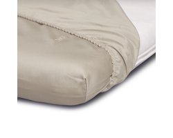 JOARZ Topper Hoeslaken - Katoen-Percale - Geschikt voor topmatrassen - Dikte tot 10 cm - 90x220 - Truly Taupe