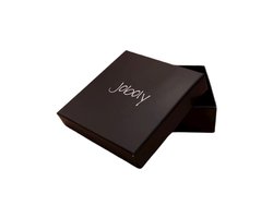 Joboly Sieradendoosje Ketting - Zwart - 2 Stuks - 65 x 65 x 25 mm