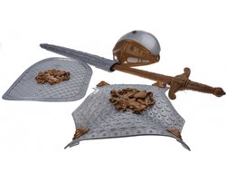 Johntoy Medieval Knights Ridderset - Ridder speelgoed met zwaard - 5-delig