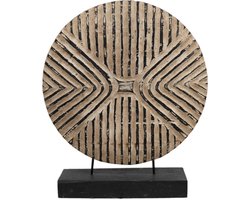 JoJo Living Woonaccessoires - Ornament - Suarhouten ornament Ranah - M - Handgemaakt