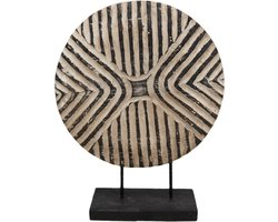 JoJo Living Woonaccessoires - Ornament - Suarhouten ornament Ranah - S - Handgemaakt