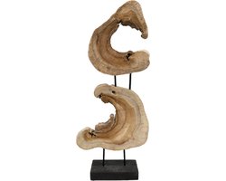 JoJo Living Woonaccessoires - Ornament - Teakhouten ornament Bola - Handgemaakt