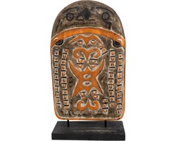 JoJo Living Woonaccessoires - Ornament - Teakhouten ornament Jambi - Handgemaakt