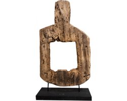 JoJo Living Woonaccessoires - Ornament - Teakhouten ornament Lesung - Handgemaakt