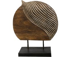 JoJo Living Woonaccessoires - Ornament - Teakhouten ornament Poni - Handgemaakt