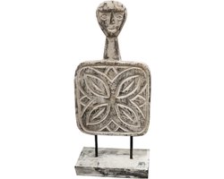 JoJo Living Woonaccessoires - Ornamenten - Suarhouten ornament Rafika - Model 2 - Handgemaakt