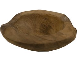 JoJo Living Woonaccessoires - Schaaltje - Teakhouten schaaltje - 25Ø - Handgemaakt