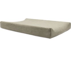 Jollein - Aankleedkussenhoes Badstof 50x70cm - Zachte Hoes Baby Aankleedkussen - Olive Green